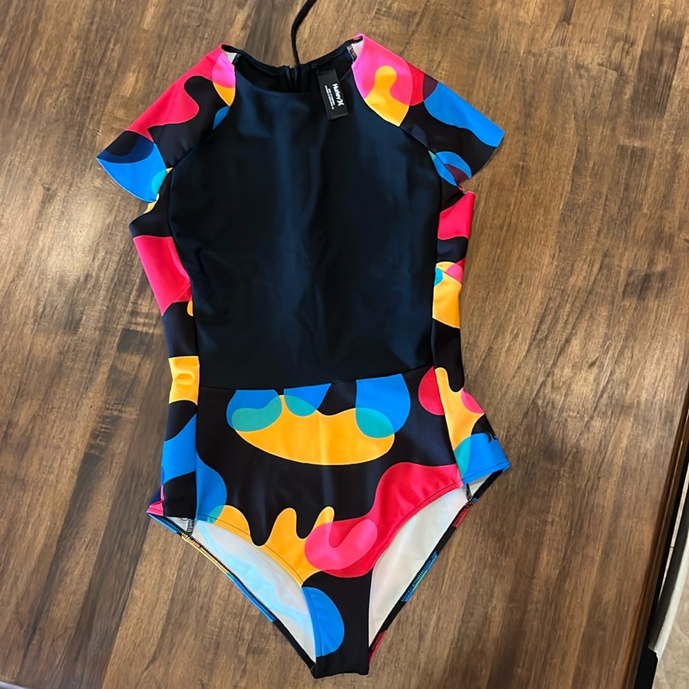 Hurley one piece swimsuit for surfing/paddle boarding